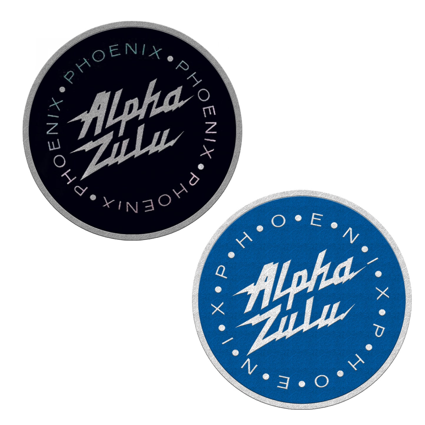 ALPHA ZULU BLACK & BLUE PATCH BUNDLE