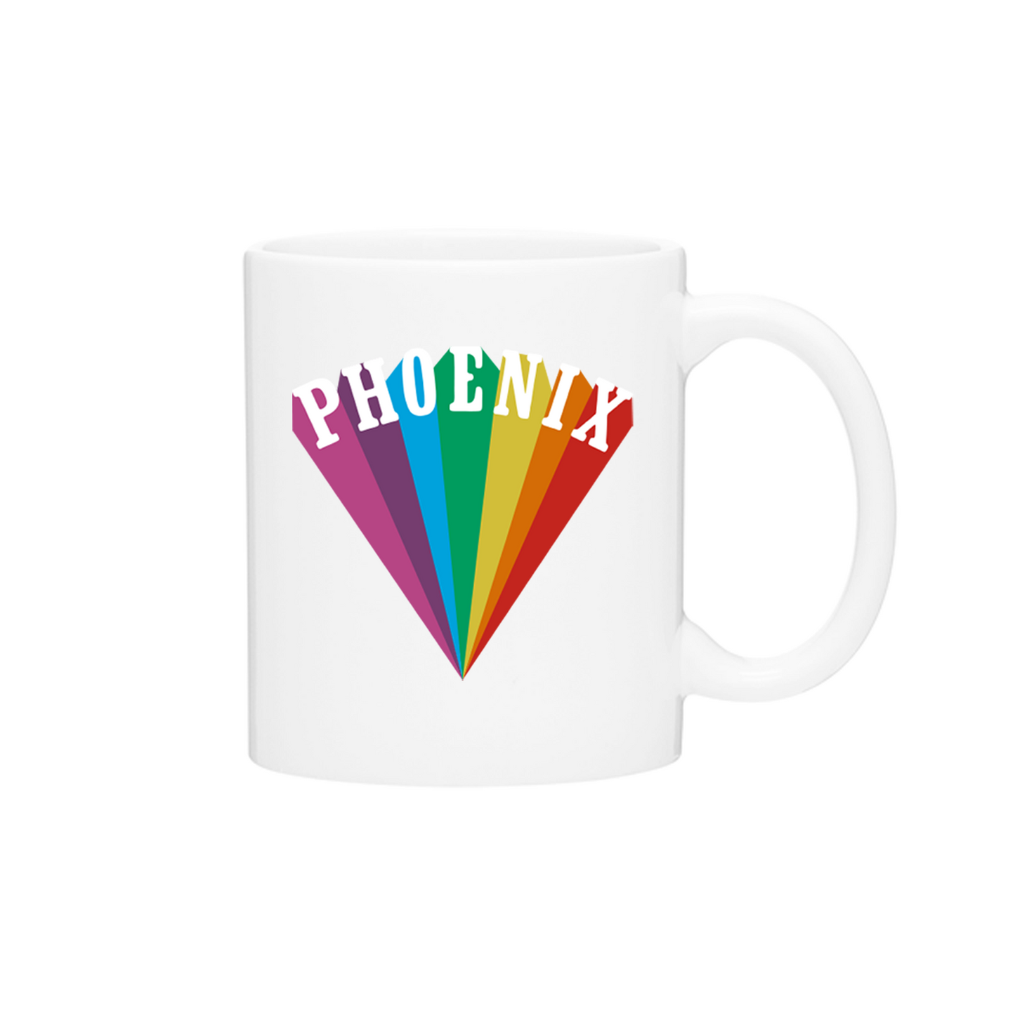 11oz RAINBOW COFFEE MUG