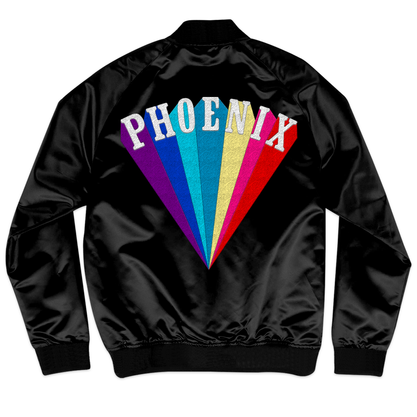 PHOENIX BLACK BOMBER JACKET